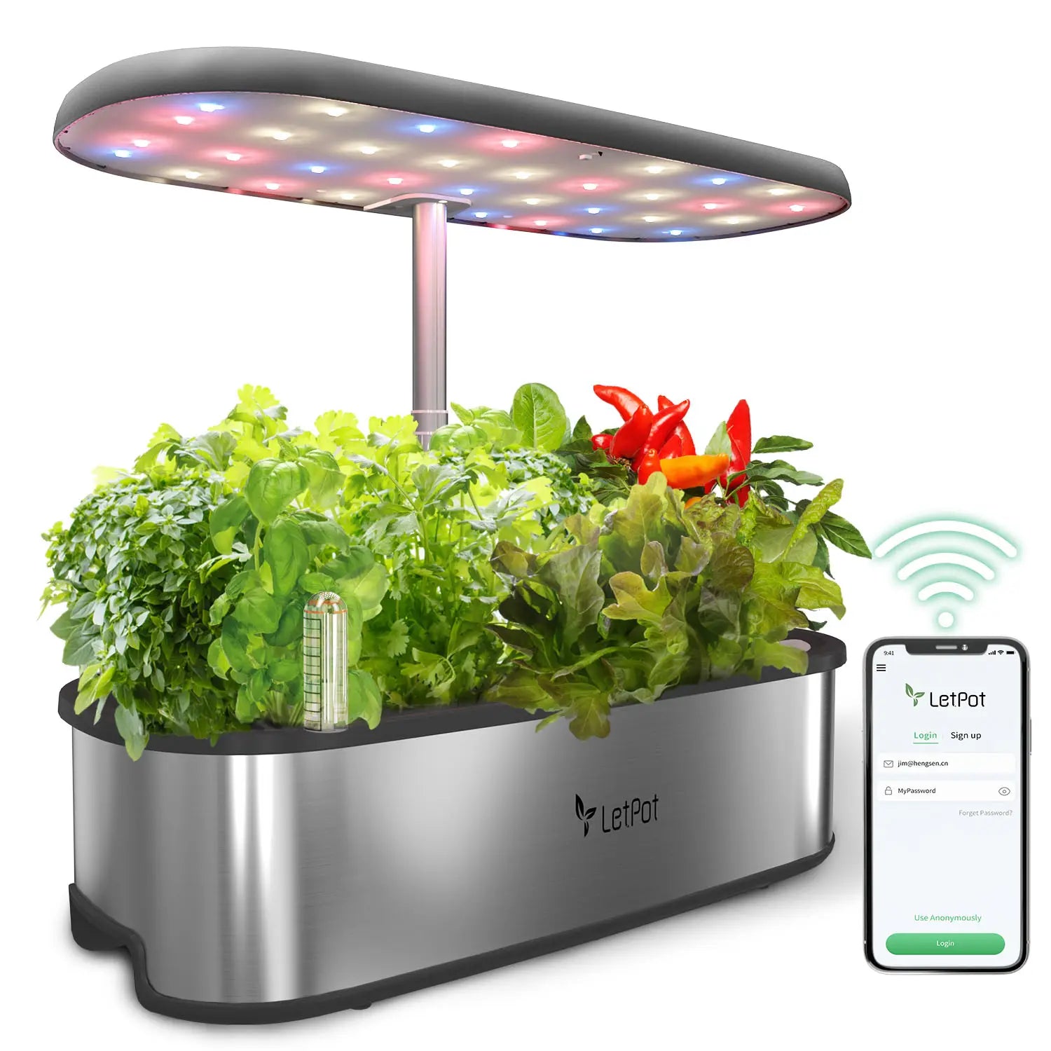 indoor plant growing system with lights LetPot ™ : Indoor Hydroponic System With Lights – GrowSmart.io